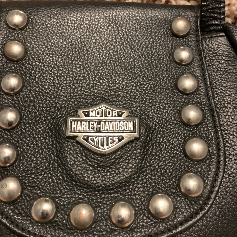 HARLEY DAVIDSON LEATHER PURSE/CLUTCH